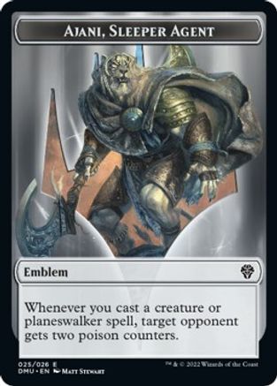 Ajani, Sleeper Agent Emblem [Dominaria United Tokens] | Gate City Games LLC