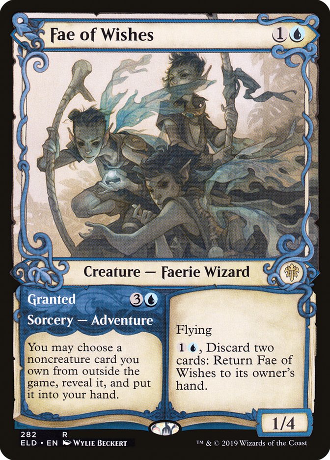 Fae of Wishes // Granted (Showcase) [Throne of Eldraine] | Gate City Games LLC