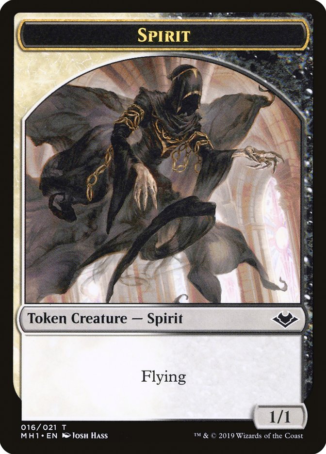Elemental (009) // Spirit Double-Sided Token [Modern Horizons Tokens] | Gate City Games LLC