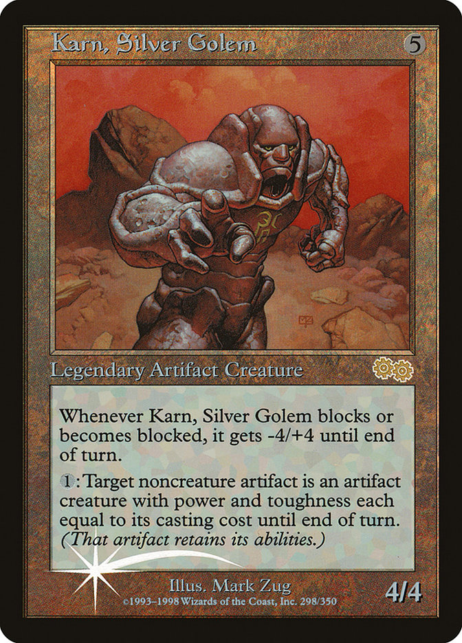 Karn, Silver Golem [Arena League 1999] | Gate City Games LLC