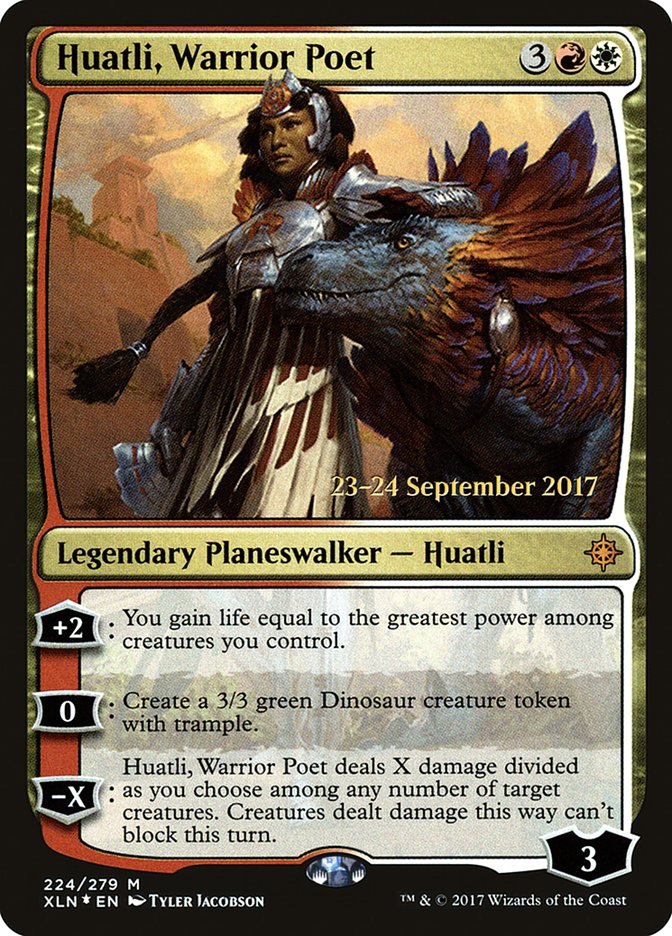 Huatli, Warrior Poet [Ixalan Prerelease Promos] | Gate City Games LLC