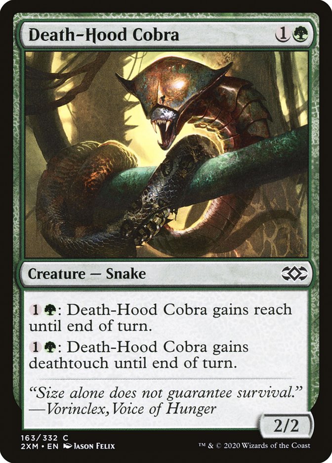 Death-Hood Cobra [Double Masters] | Gate City Games LLC