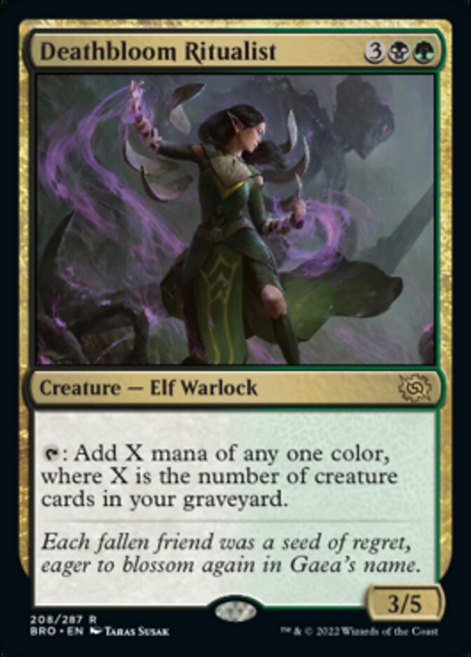 Deathbloom Ritualist [The Brothers' War] | Gate City Games LLC