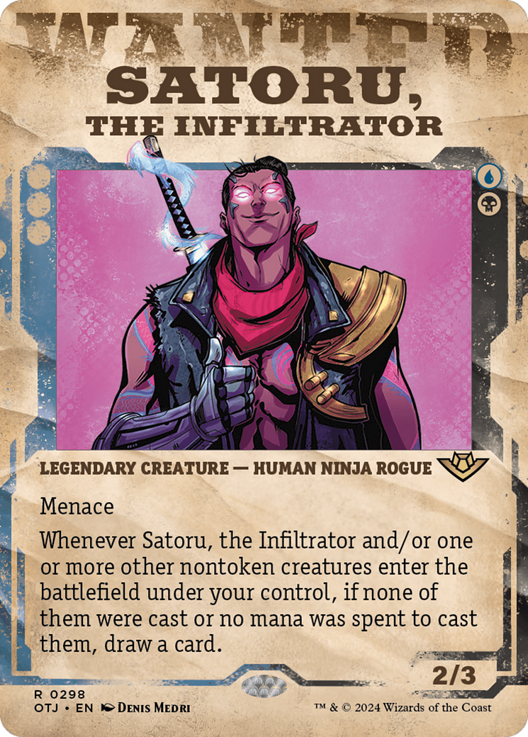 Satoru, the Infiltrator (Showcase) [Outlaws of Thunder Junction] | Gate City Games LLC