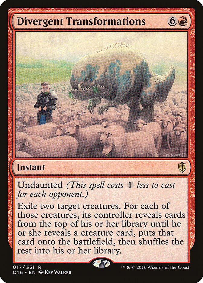 Divergent Transformations [Commander 2016] | Gate City Games LLC