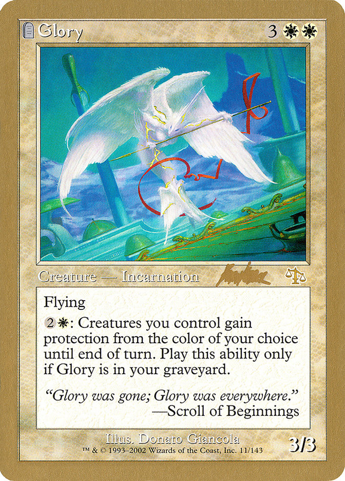 Glory (Brian Kibler) [World Championship Decks 2002] | Gate City Games LLC