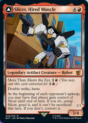 Slicer, Hired Muscle // Slicer, High-Speed Antagonist [Transformers] | Gate City Games LLC