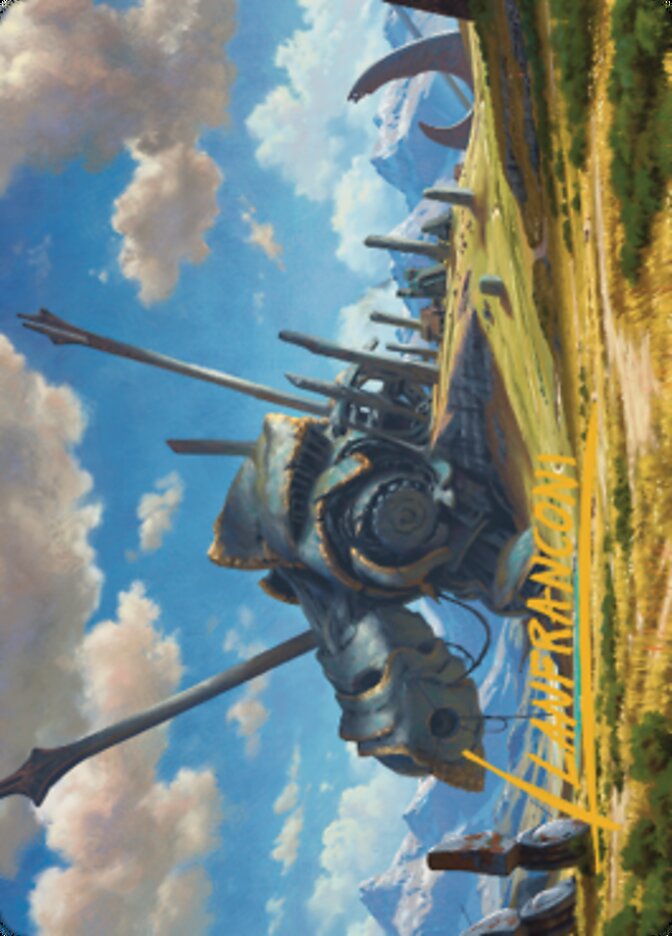 Plains Art Card 1 (Gold-Stamped Signature) [Dominaria United Art Series] | Gate City Games LLC