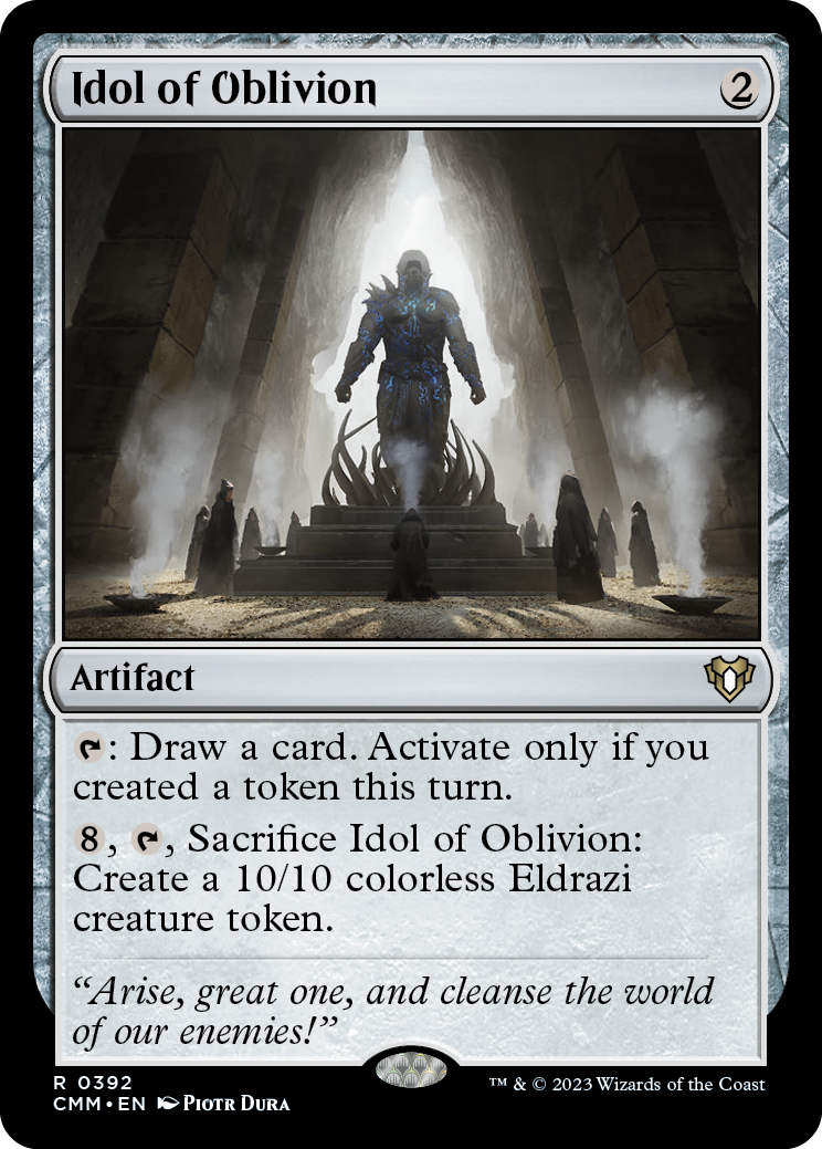 Idol of Oblivion [Commander Masters] | Gate City Games LLC