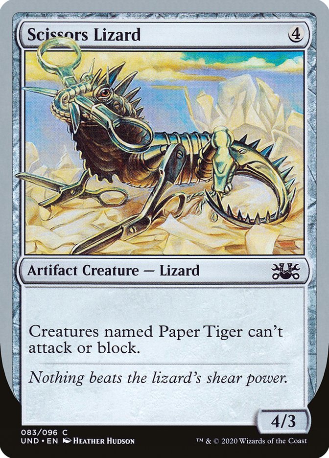 Scissors Lizard [Unsanctioned] | Gate City Games LLC