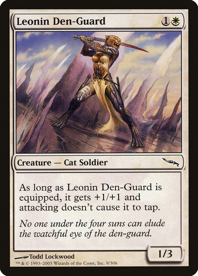 Leonin Den-Guard [Mirrodin] | Gate City Games LLC