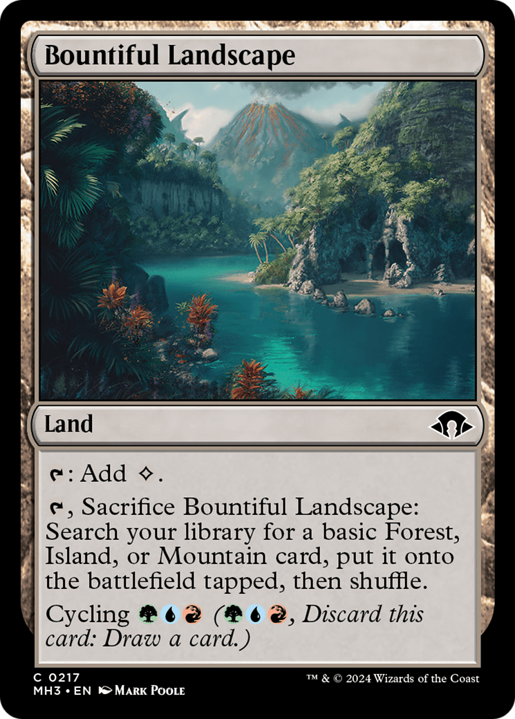 Bountiful Landscape [Modern Horizons 3] | Gate City Games LLC