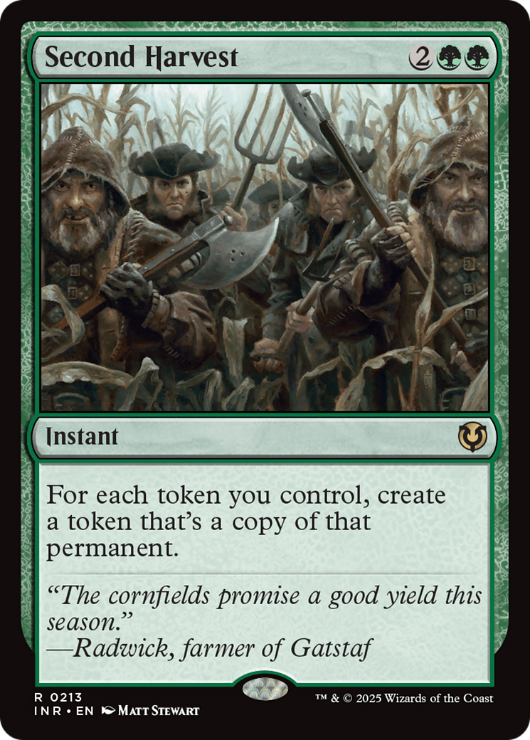 Second Harvest [Innistrad Remastered] | Gate City Games LLC