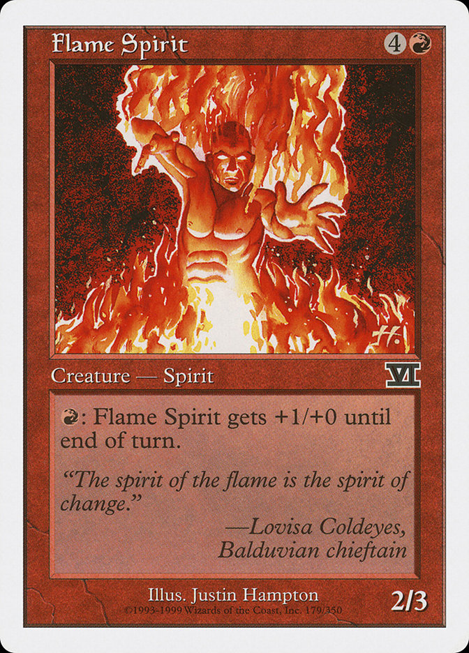 Flame Spirit [Classic Sixth Edition] | Gate City Games LLC