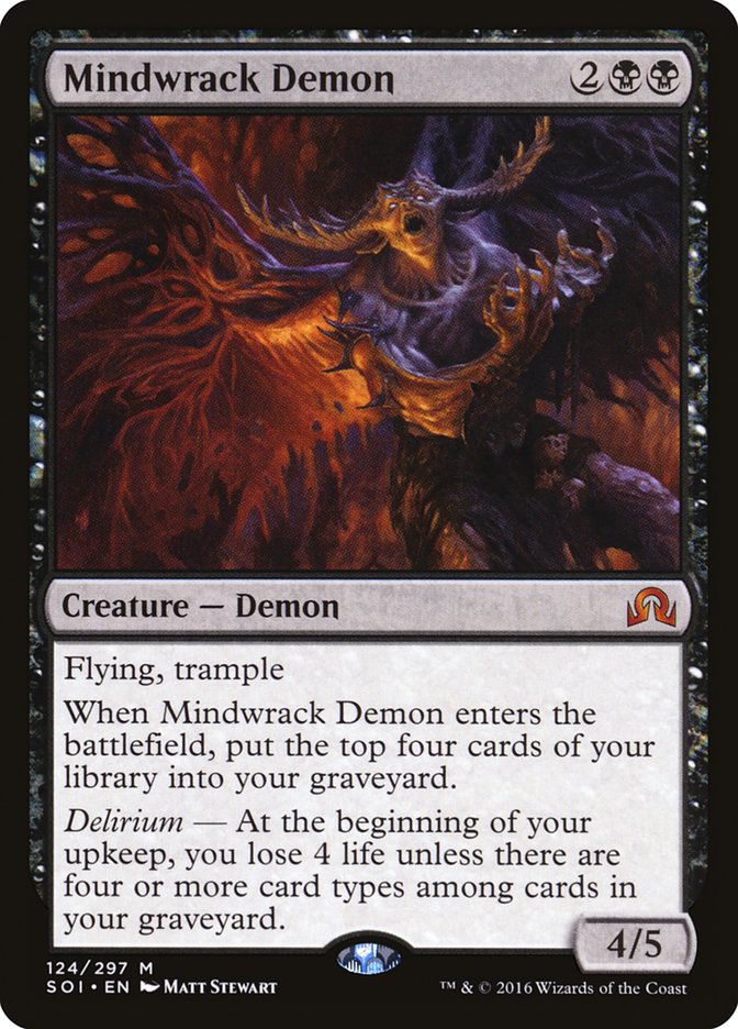 Mindwrack Demon [Shadows over Innistrad] | Gate City Games LLC