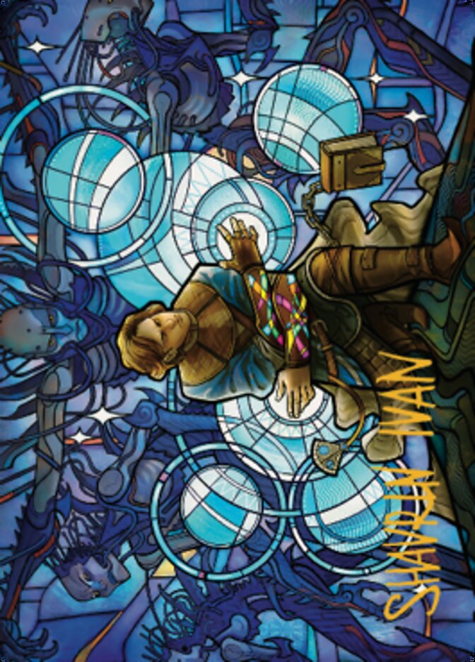 Raff, Weatherlight Stalwart Art Card (Gold-Stamped Signature) [Dominaria United Art Series] | Gate City Games LLC