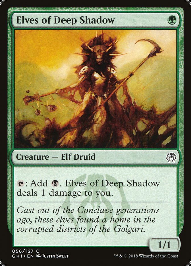 Elves of Deep Shadow [Guilds of Ravnica Guild Kit] | Gate City Games LLC