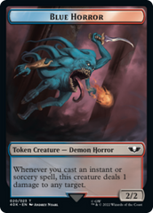 Spawn // Blue Horror Double-Sided (Surge Foil) [Warhammer 40,000 Tokens] | Gate City Games LLC