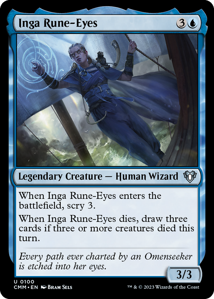 Inga Rune-Eyes [Commander Masters] | Gate City Games LLC