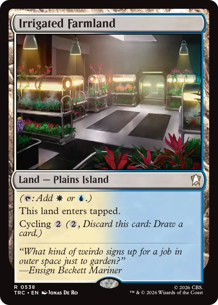 Irrigated Farmland (Surge Foil) [Star Trek Commander] | Gate City Games LLC