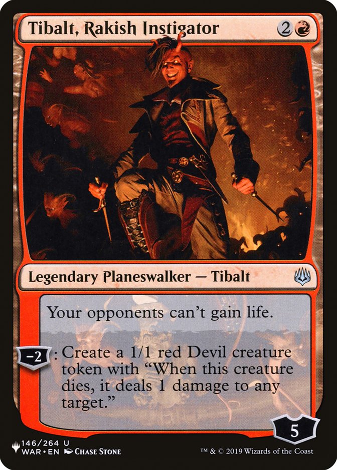 Tibalt, Rakish Instigator [The List] | Gate City Games LLC