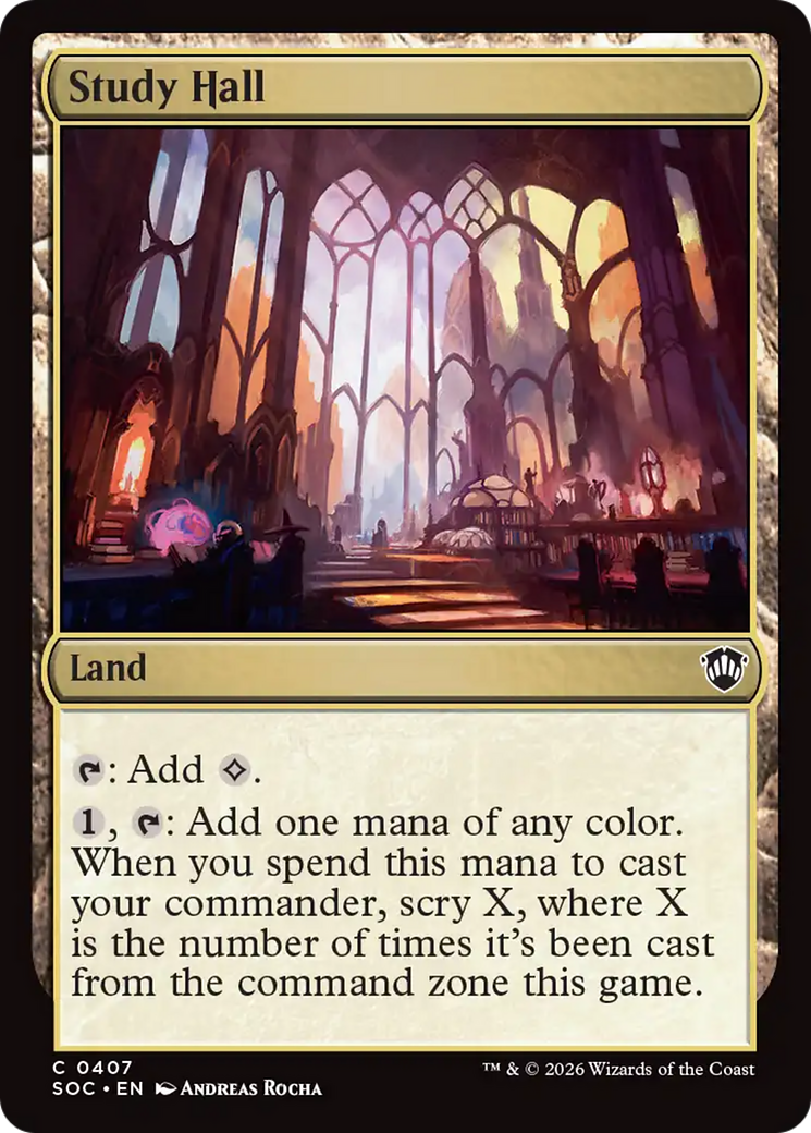 Study Hall [Secrets of Strixhaven Commander] | Gate City Games LLC