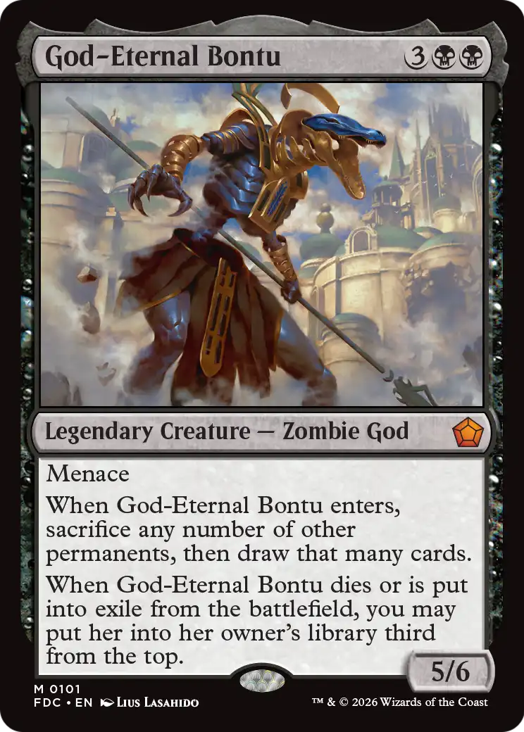 God-Eternal Bontu [Foundations Commander] | Gate City Games LLC