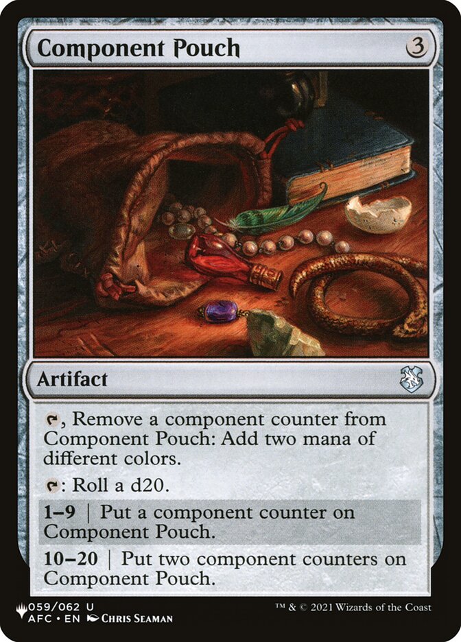 Component Pouch [The List] | Gate City Games LLC