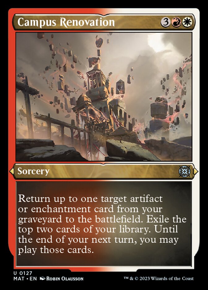 Campus Renovation (Foil Etched) [March of the Machine: The Aftermath] | Gate City Games LLC