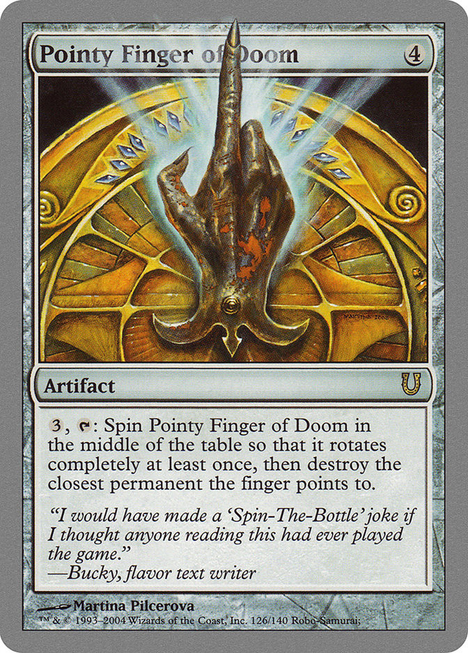 Pointy Finger of Doom [Unhinged] | Gate City Games LLC