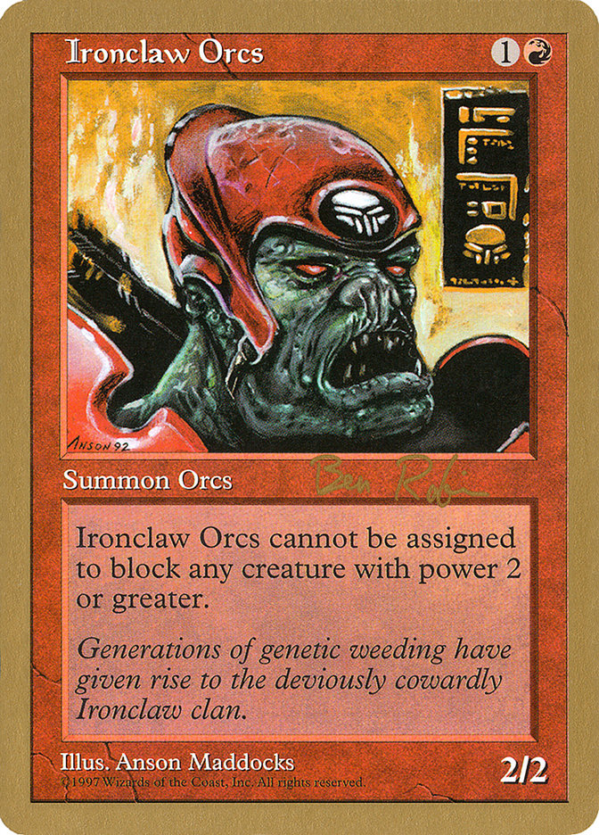 Ironclaw Orcs (Ben Rubin) [World Championship Decks 1998] | Gate City Games LLC