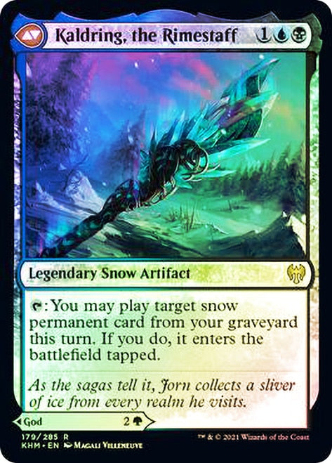 Jorn, God of Winter // Kaldring, the Rimestaff [Kaldheim Prerelease Promos] | Gate City Games LLC