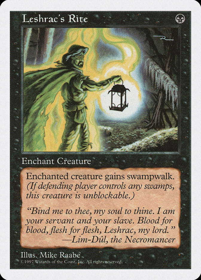 Leshrac's Rite [Fifth Edition] | Gate City Games LLC