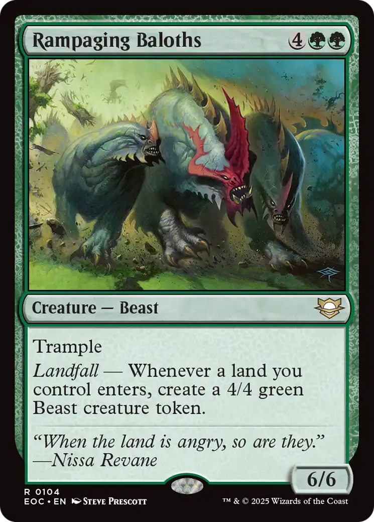 Rampaging Baloths [Edge of Eternities Commander] | Gate City Games LLC