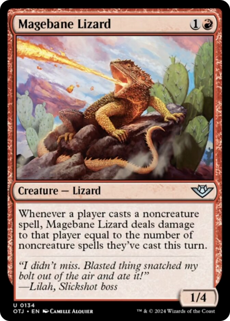 Magebane Lizard [Outlaws of Thunder Junction] | Gate City Games LLC