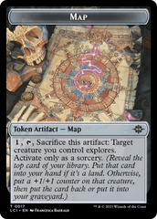 Map // Golem Double-Sided Token [The Lost Caverns of Ixalan Tokens] | Gate City Games LLC