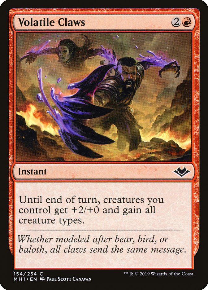 Volatile Claws [Modern Horizons] | Gate City Games LLC
