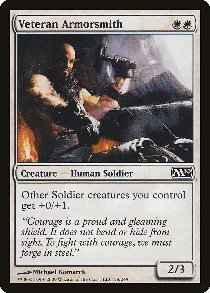 Veteran Armorsmith [Magic 2010] | Gate City Games LLC