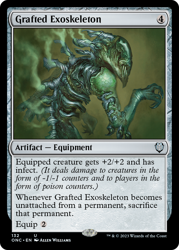 Grafted Exoskeleton [Phyrexia: All Will Be One Commander] | Gate City Games LLC