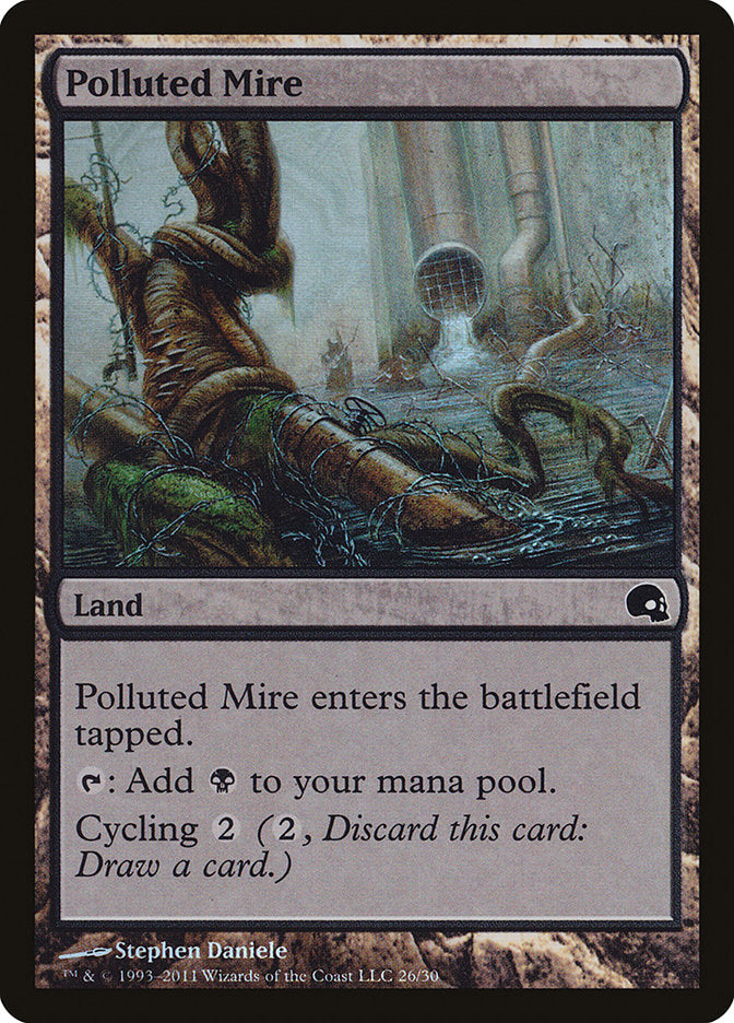 Polluted Mire [Premium Deck Series: Graveborn] | Gate City Games LLC