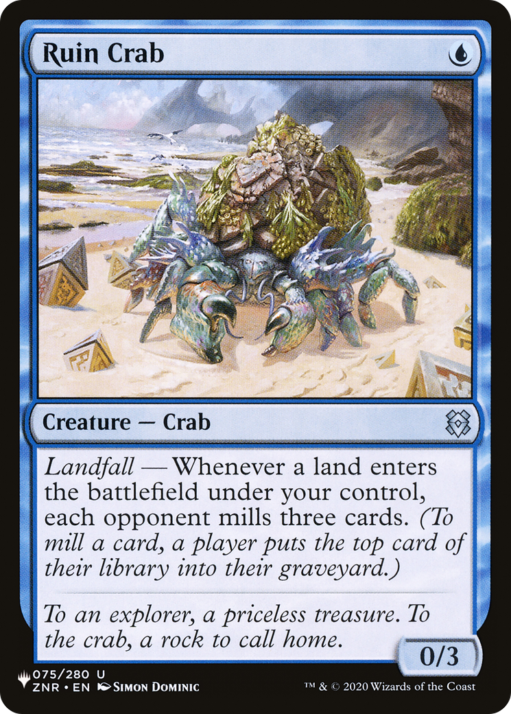 Ruin Crab [The List Reprints] | Gate City Games LLC