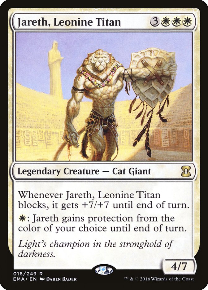 Jareth, Leonine Titan [Eternal Masters] | Gate City Games LLC