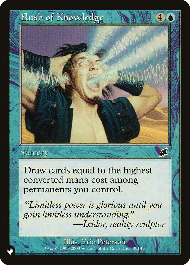 Rush of Knowledge [The List] | Gate City Games LLC