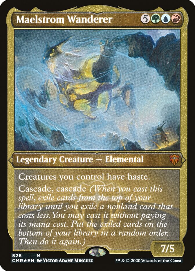 Maelstrom Wanderer (Etched) [Commander Legends] | Gate City Games LLC