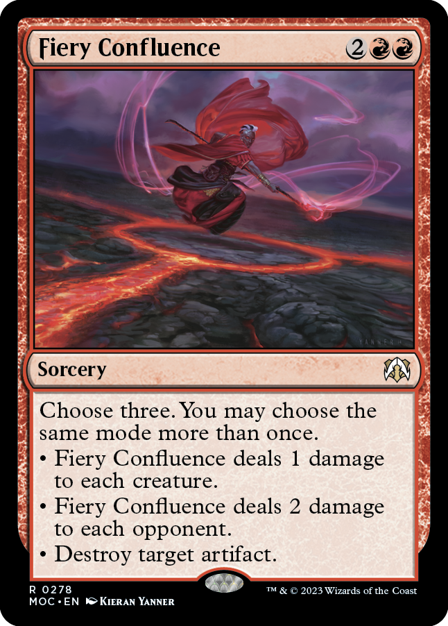 Fiery Confluence [March of the Machine Commander] | Gate City Games LLC