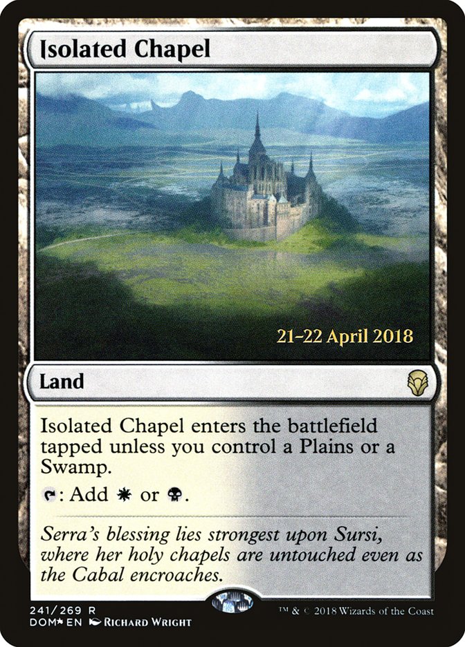Isolated Chapel [Dominaria Prerelease Promos] | Gate City Games LLC