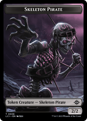 Fungus Dinosaur // Skeleton Pirate Double-Sided Token [The Lost Caverns of Ixalan Tokens] | Gate City Games LLC