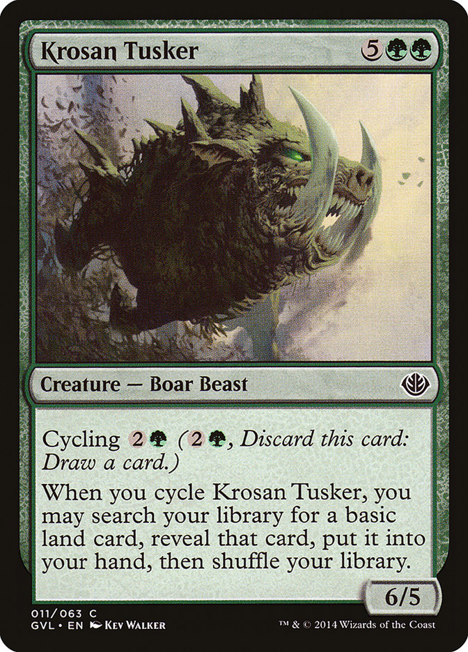 Krosan Tusker (Garruk vs. Liliana) [Duel Decks Anthology] | Gate City Games LLC