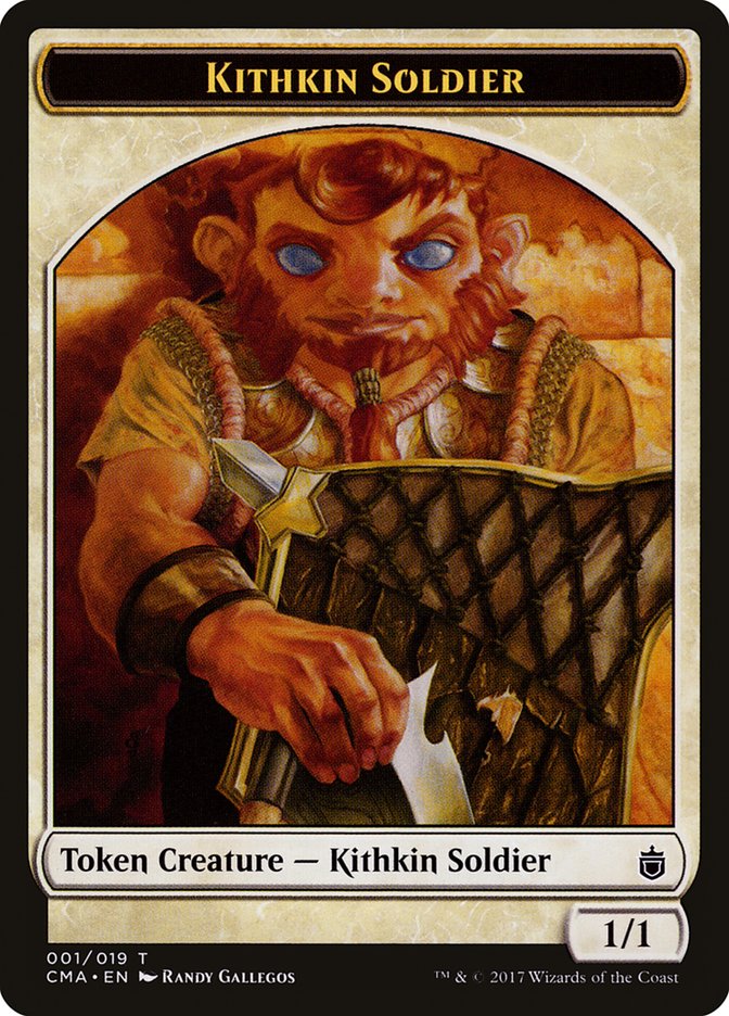 Kithkin Soldier Token [Commander Anthology Tokens] | Gate City Games LLC