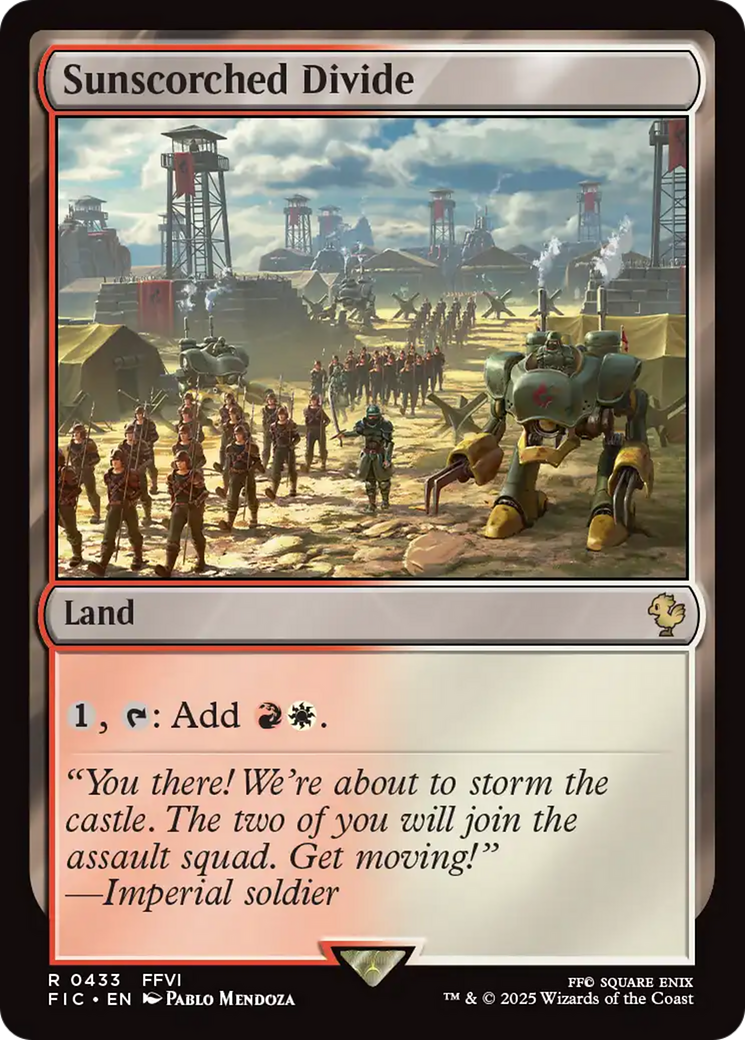 Sunscorched Divide [FINAL FANTASY Commander] | Gate City Games LLC